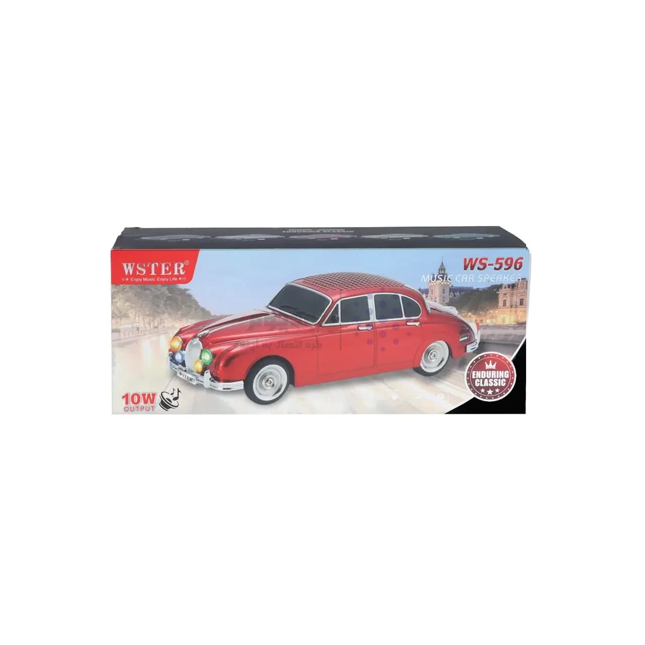 اسپیکر بی سیم طرح ماشین کلاسیک WSTER مدل WS-596 – نقره ای – MMX — تصویر ۸