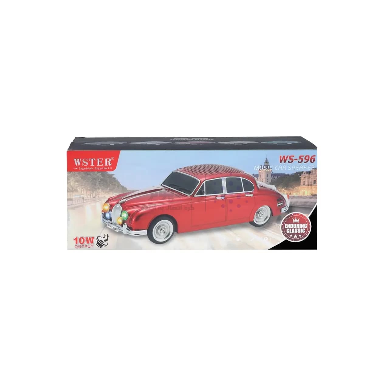 اسپیکر بی سیم طرح ماشین کلاسیک WSTER مدل WS-596 – کرم – MMX — تصویر ۴