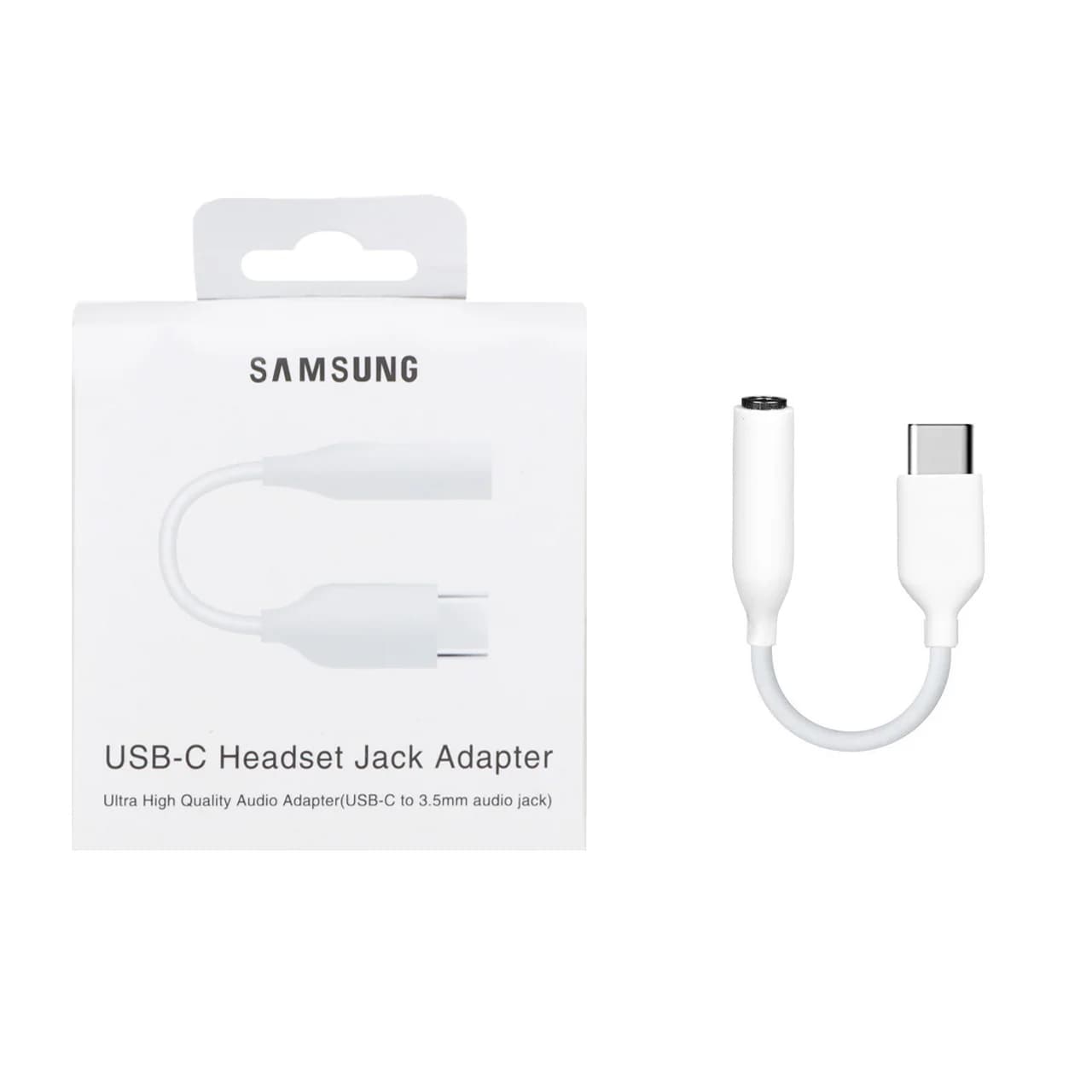 مبدل USB-C به جک 3.5 میلیمتری – سفید — تصویر ۲