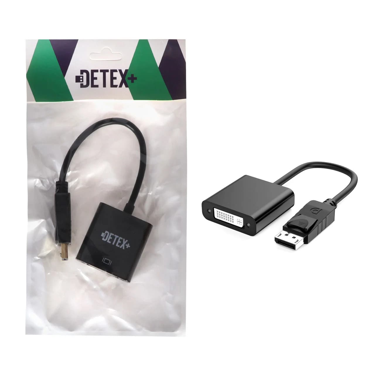 تبدیل DETEX+ DP To DVI – مشکی — تصویر ۳