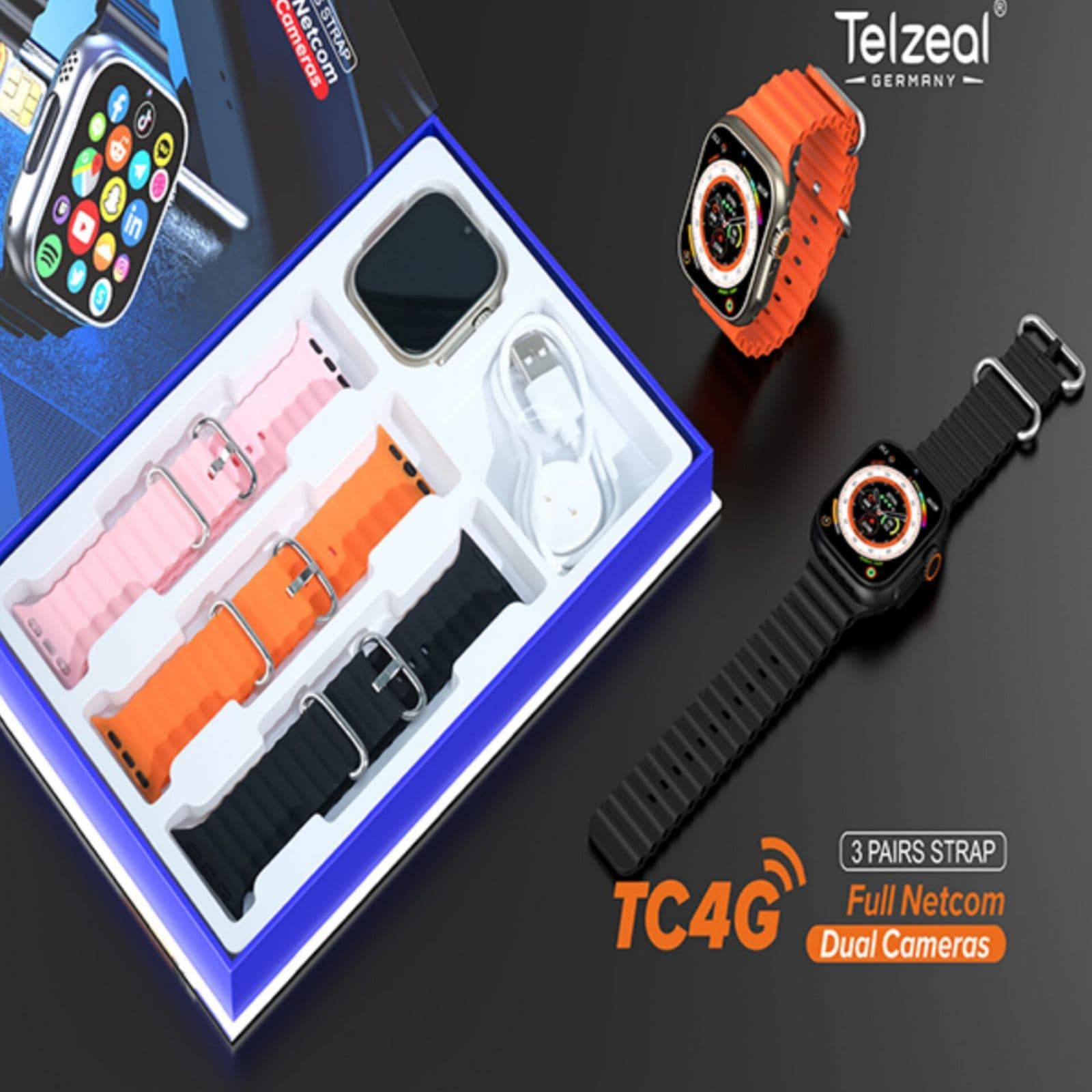 ساعت سیمکارت خور تلزیل مدل TELZEAL TC4G — تصویر ۴