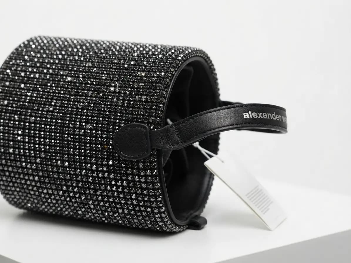 کیف دوشی وارداتی فول نگین الکساندر ونگ | alexander wang 1-887 — تصویر ۳