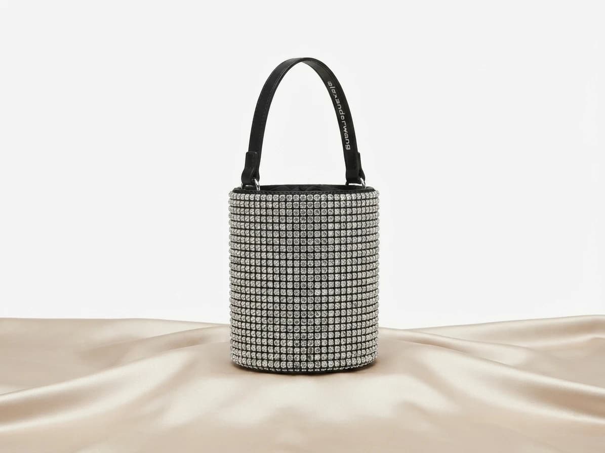 کیف دوشی وارداتی فول نگین الکساندر ونگ | alexander wang 1-887 — تصویر ۱۰