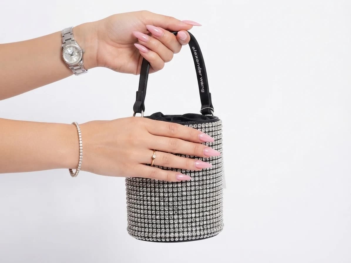 کیف دوشی وارداتی فول نگین الکساندر ونگ | alexander wang 1-887 — تصویر ۹