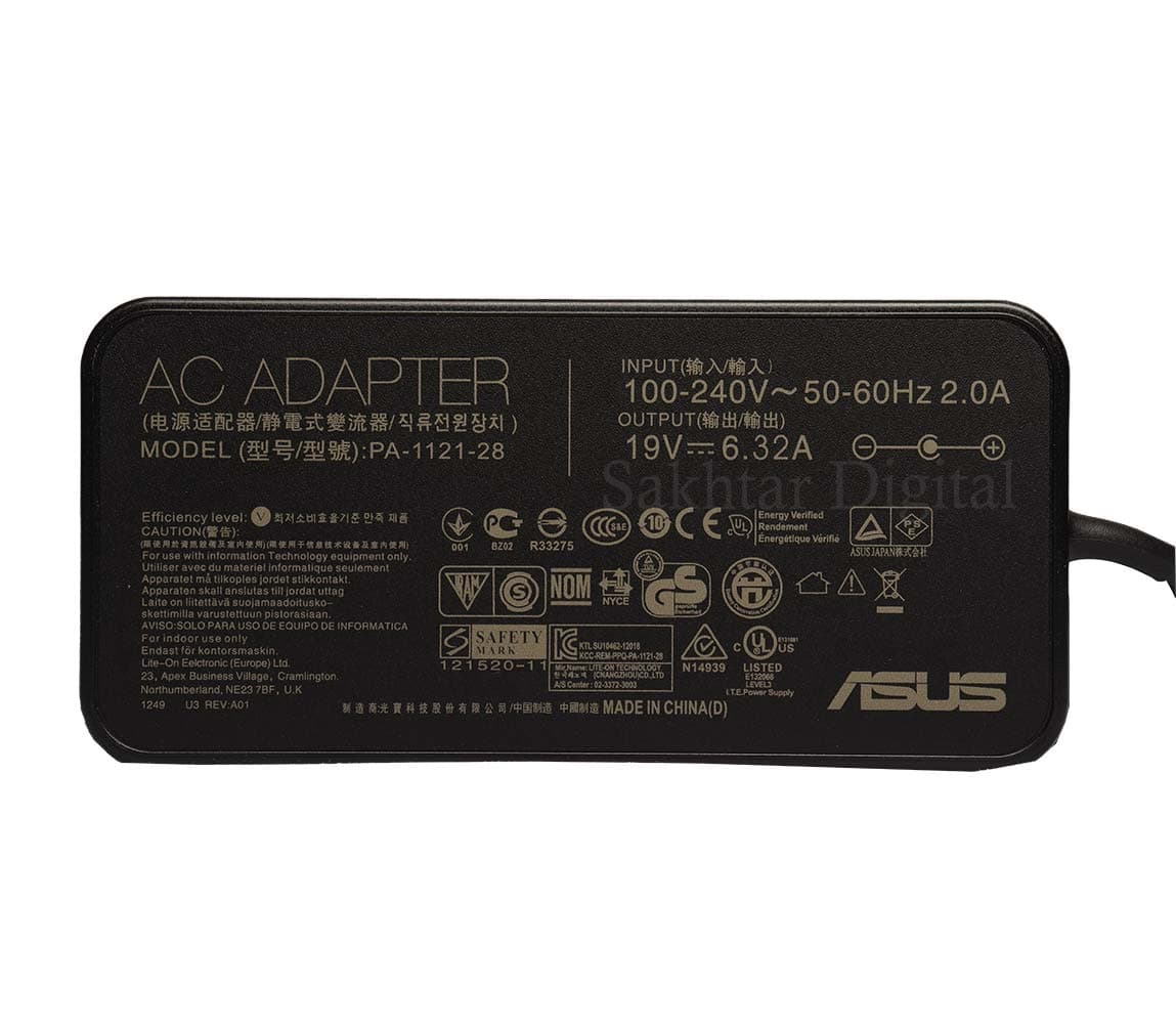 شارژر اورجینال لپ تاپ ایسوس Asus GL502 / N56 — تصویر ۳