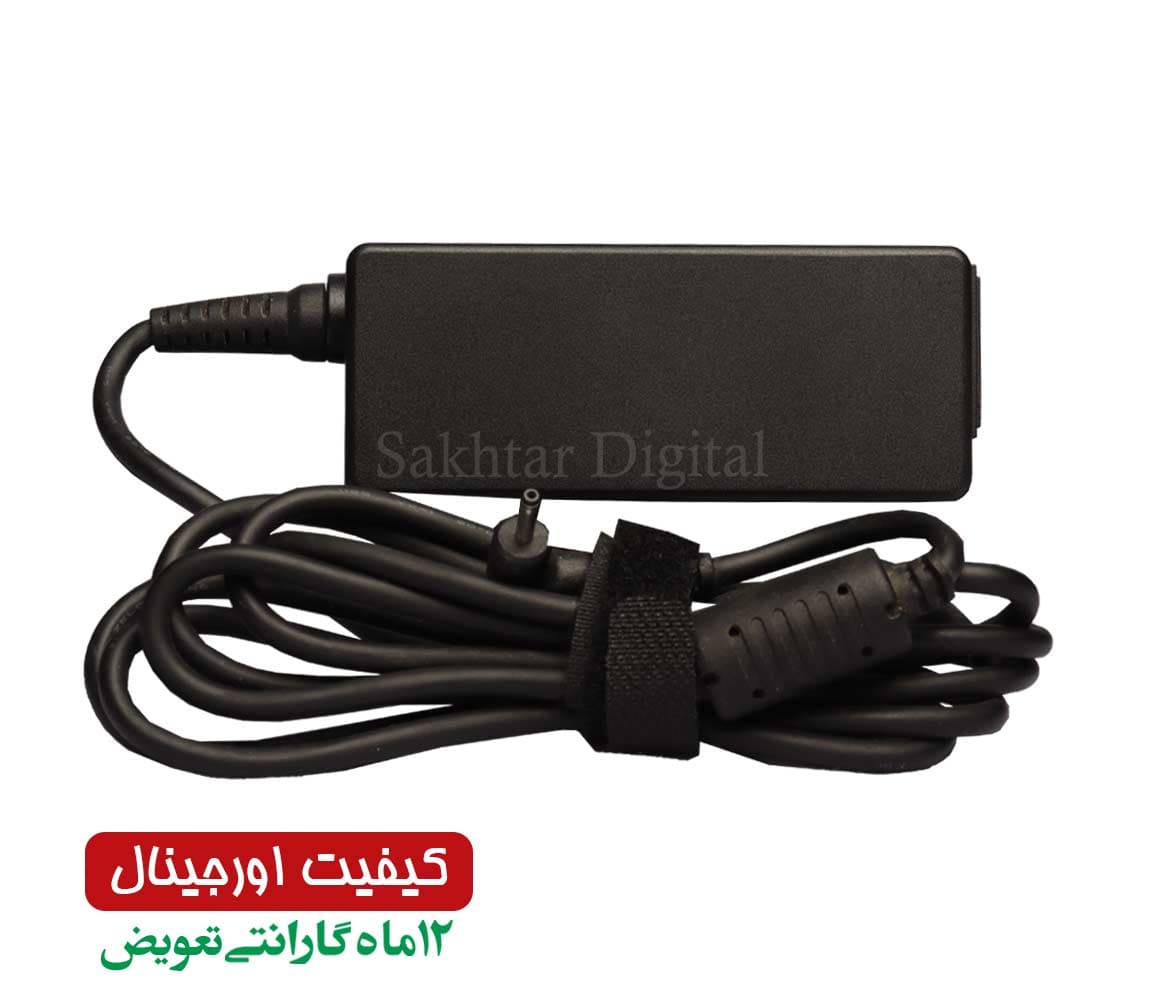 شارژر اورجینال لپ تاپ ایسوس Asus Eee PC 1005 / Eee PC 1018 — تصویر ۲