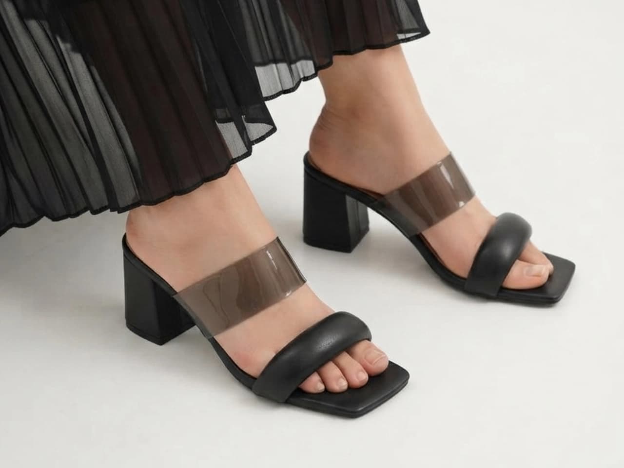 صندل پاشنه دار طلقی فشن | FASHION — تصویر ۲