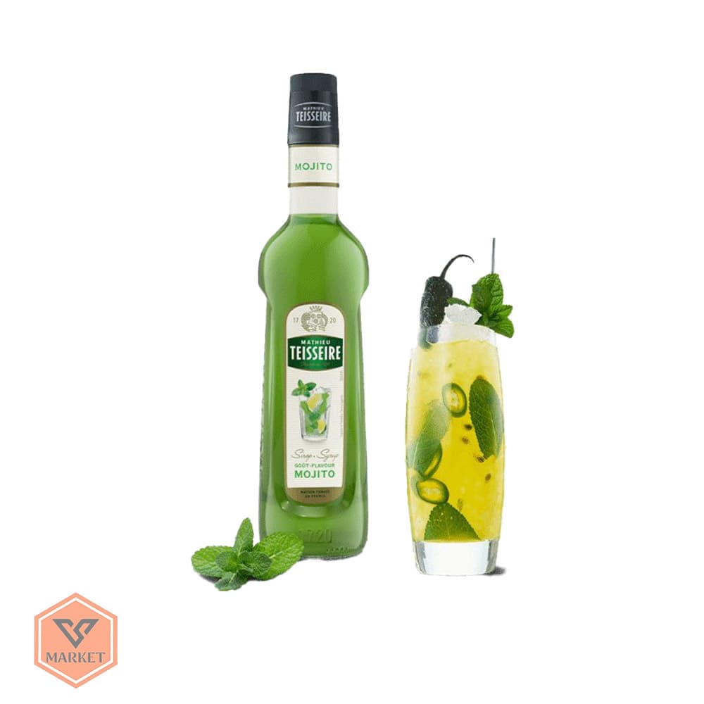 سیروپ موهیتو م تیزر (Mathieu Teisseire Mojito) حجم 700 میلی‌لیتر