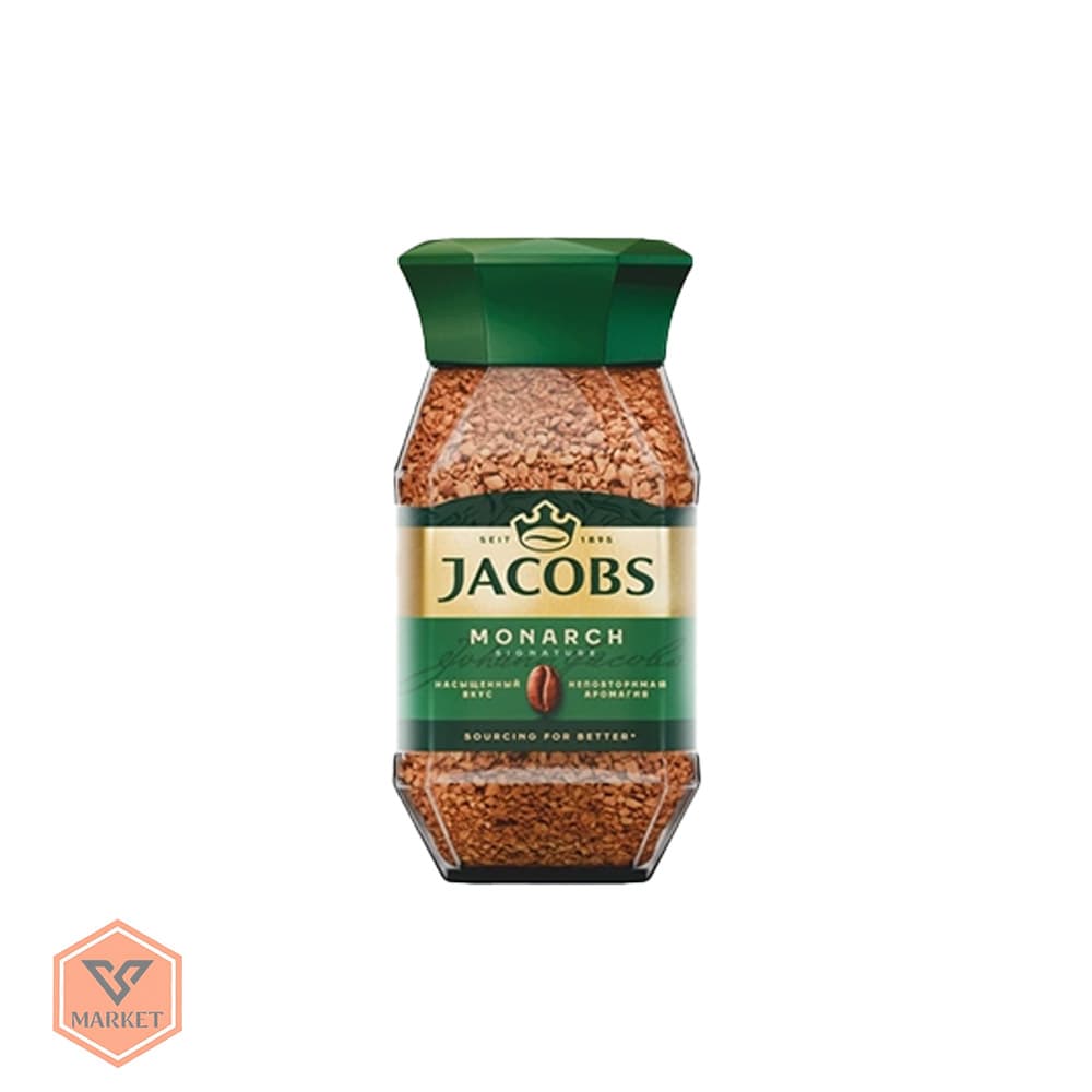خرید قهوه فوری جاکوبز مدل مونارک (Jacobs Monarch) | شیشه‌ای اصل 95 گرمی