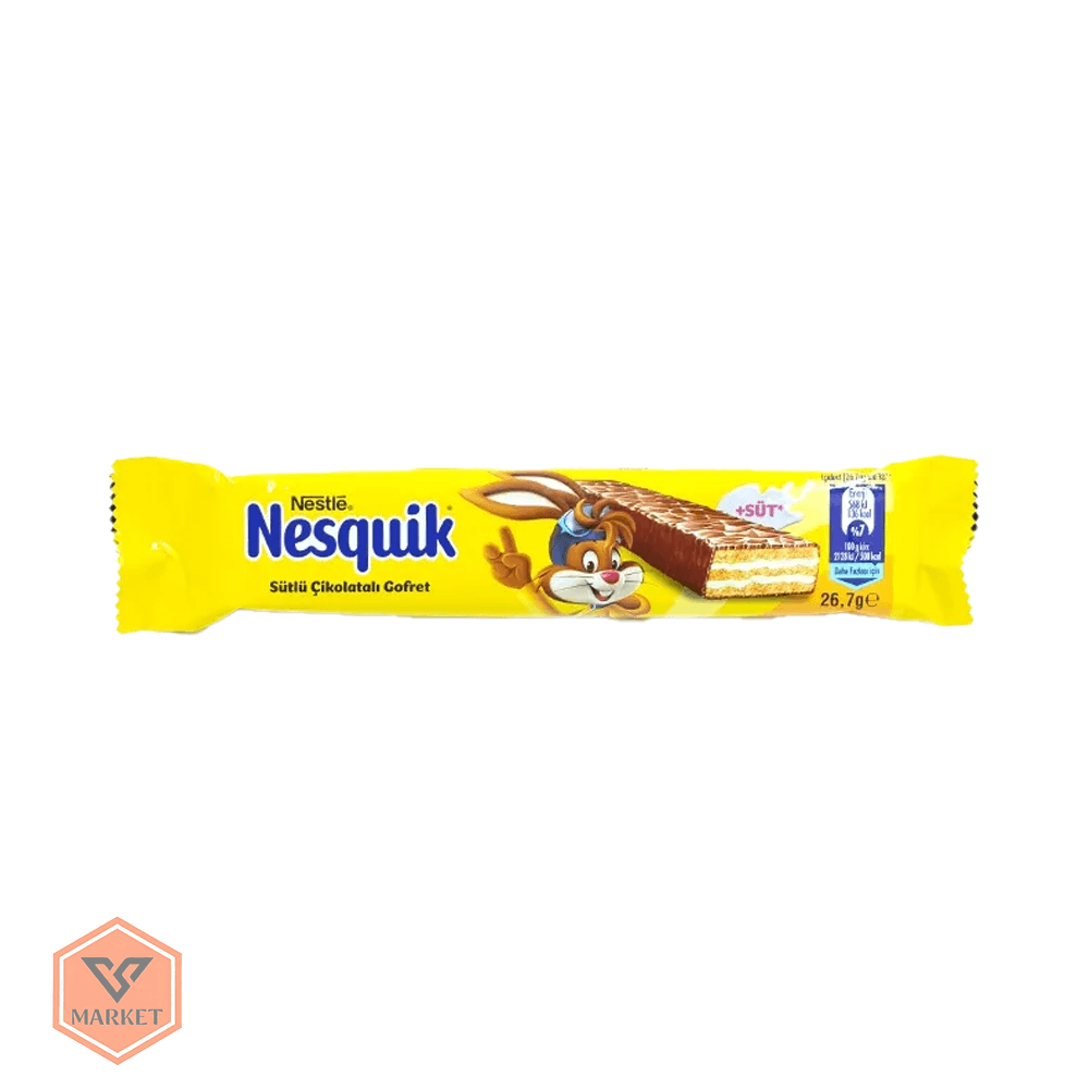 ویفر روکش‌دار شکلات شیری نسکوئیک (Nestlé Nesquik Sütlü Çikolatalı Gofret) — تصویر ۴