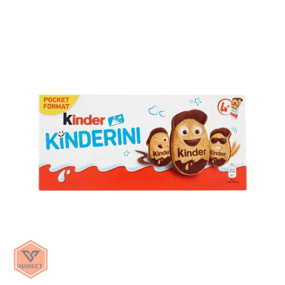 بیسکویت کیندر مدل کیندرینی (Kinder Kinderini) – سایز جیبی (Pocket Format)
