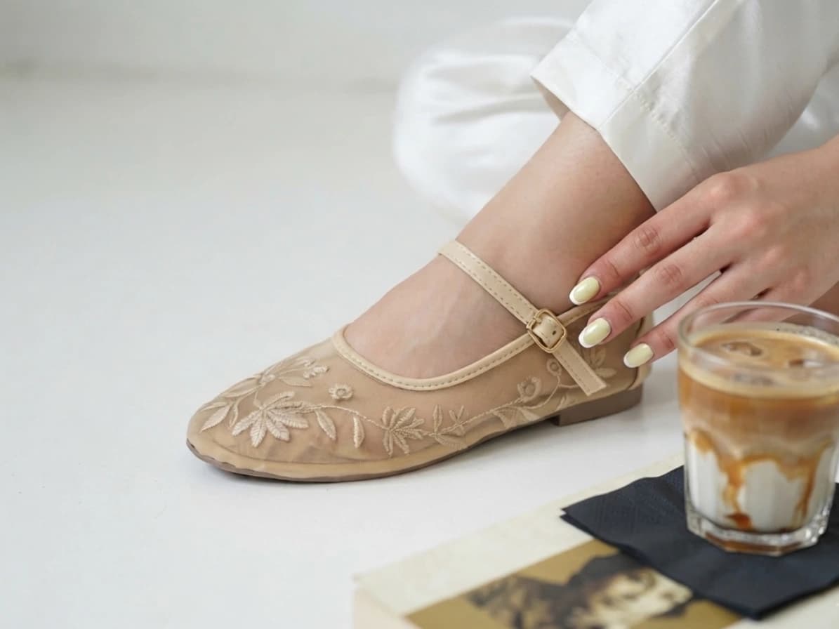 کفش کالج گلدوزی زارا | Zara
