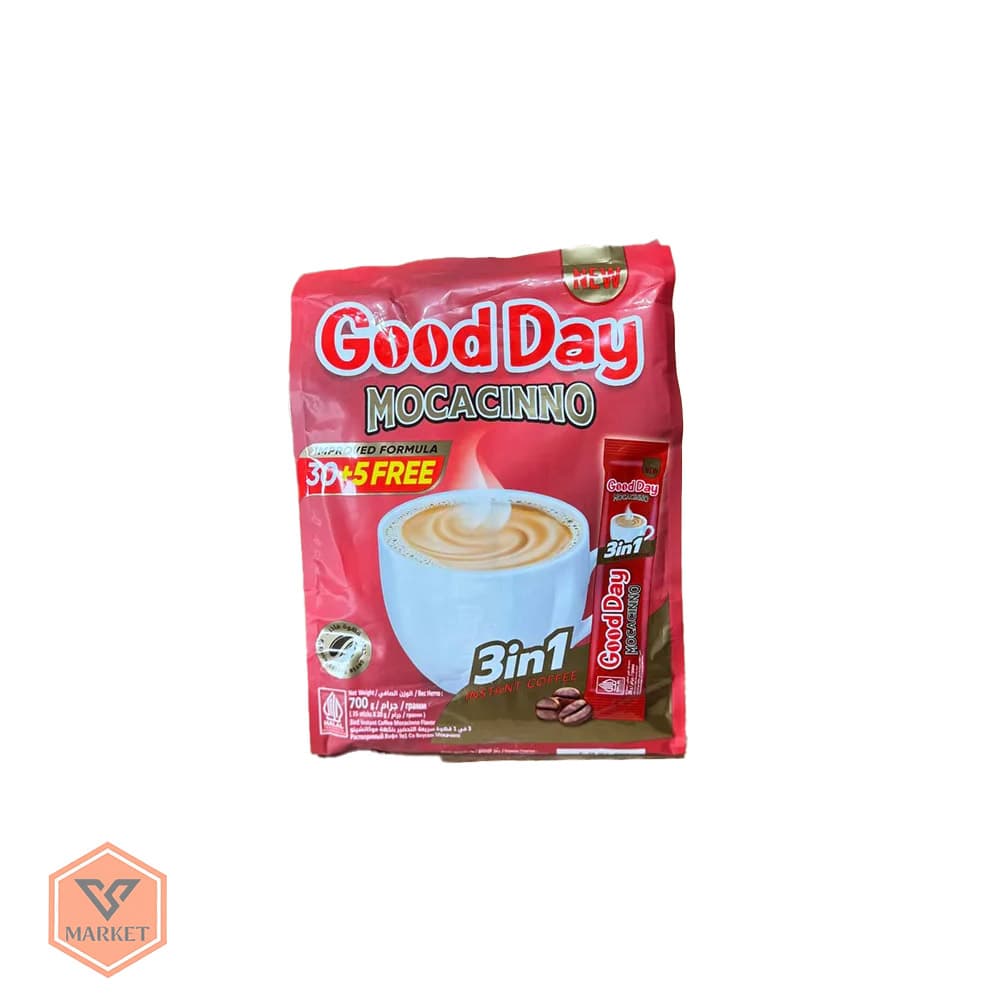 قهوه فوری گوددی مدل موکاچینو (Good Day Mocacinno) – بسته 35عددی — تصویر ۲