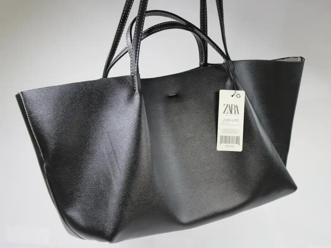 کیف دوشی و دستی زارا | Zara سایز بزرگ — تصویر ۴