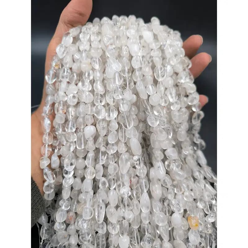 ریسه سنگ کوارتز تامبل سایز 8*10 میلیمتر کد 2300 — تصویر ۲