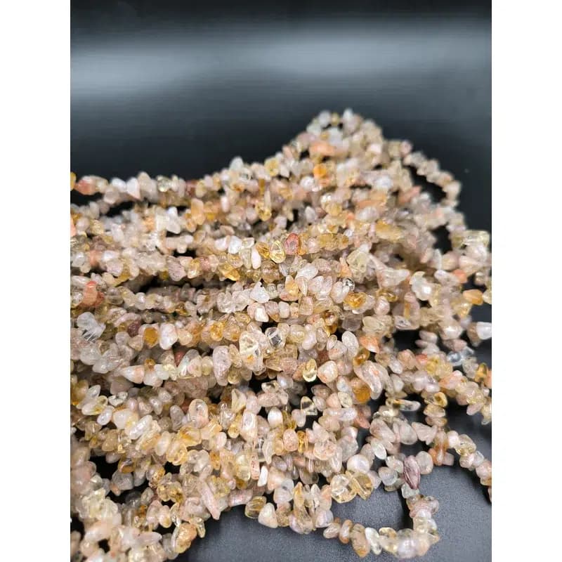 ریسه سنگ چیپسی سیترین کد 6523 — تصویر ۳