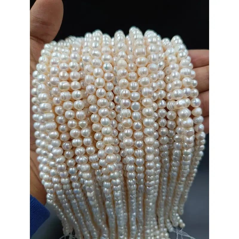 ریسه مروارید پرورشی سایز 6 میلیمتر کد 3286