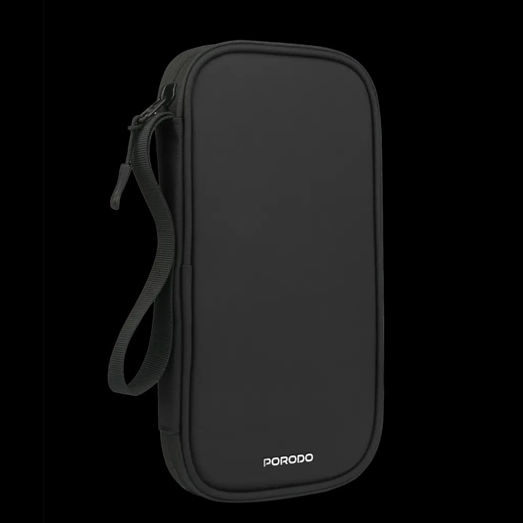کیف پاسپورت و مدارک پرودو مدل Porodo Milano Smart Passport Holder RFID Blocking Protection – Black — تصویر ۸