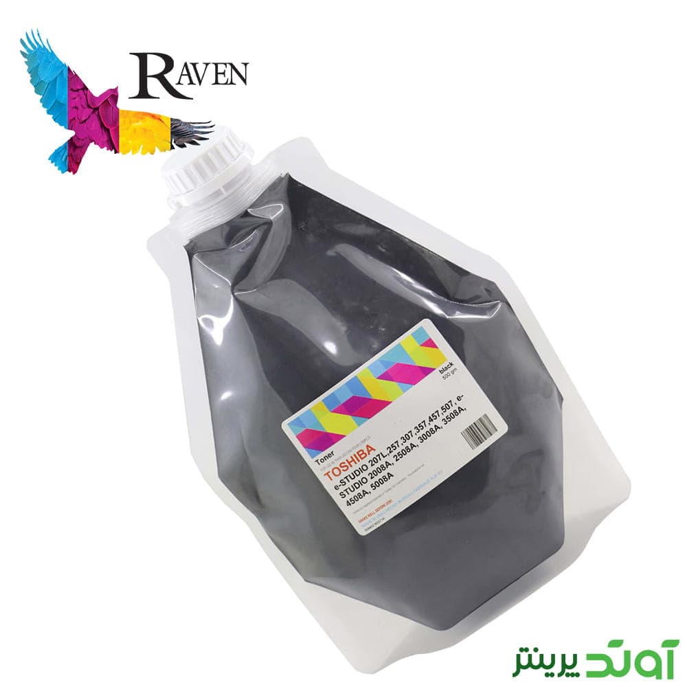 پودر تونر شارژ توشیبا 3008 راون — تصویر ۴