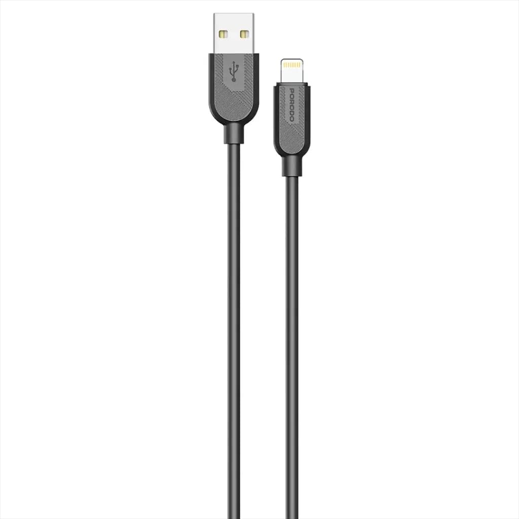 کابل تبدیل USB-A به Lightning سیلیکونی پرودو مدل Porodo Silicone USB-A to Lightning Cable — تصویر ۵