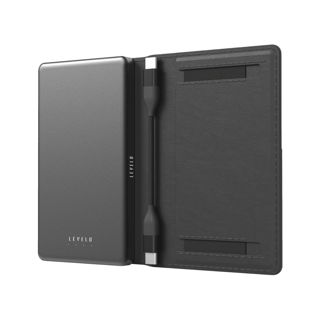 پاوربانک و کیف پول مغناطیسی لولو مدل Levelo Vermont Portable 3 in 1 Wallet Power Bank — تصویر ۵