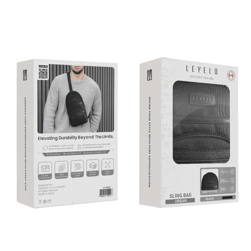 کیف رودوشی لولو مدل Levelo Urban Sling Bag — تصویر ۴