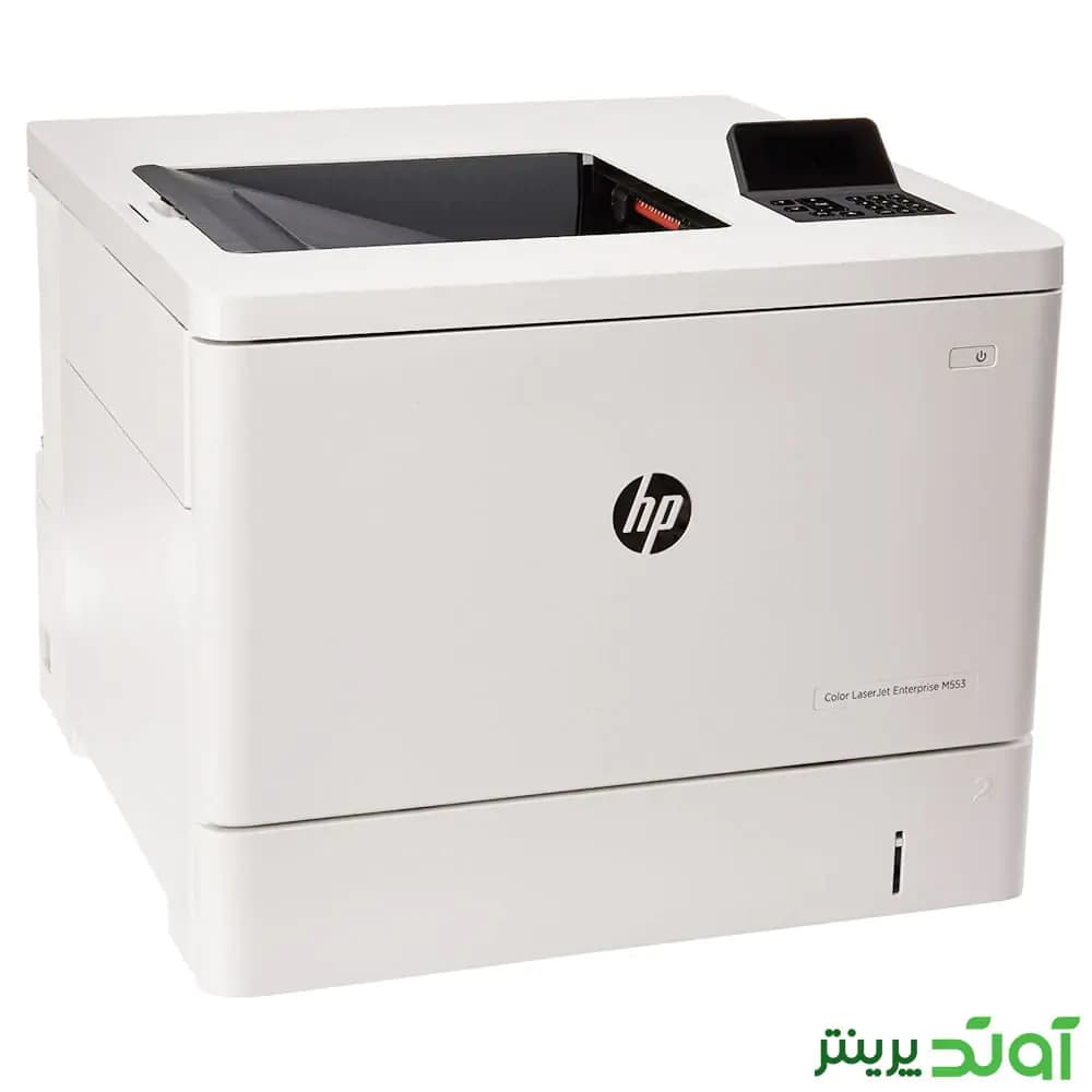 پرینتر لیزری رنگی اچ‌پی مدل M553dn استوک — تصویر ۶