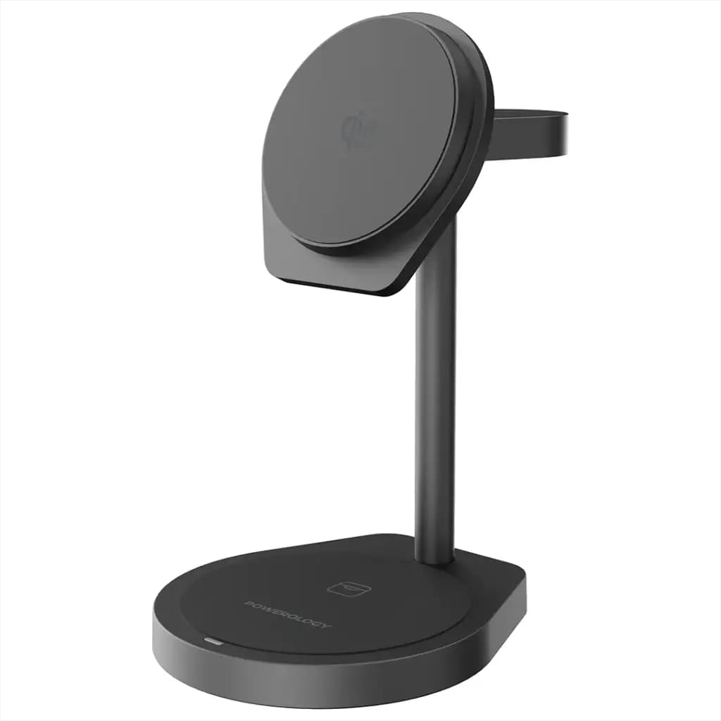 شارژر وایرلس ۳ کاره پاورولوژی مدل Eifel 3-in-1 Wireless Charger — تصویر ۱۲