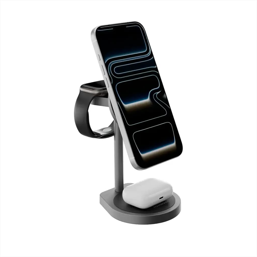شارژر وایرلس ۳ کاره پاورولوژی مدل Eifel 3-in-1 Wireless Charger — تصویر ۹
