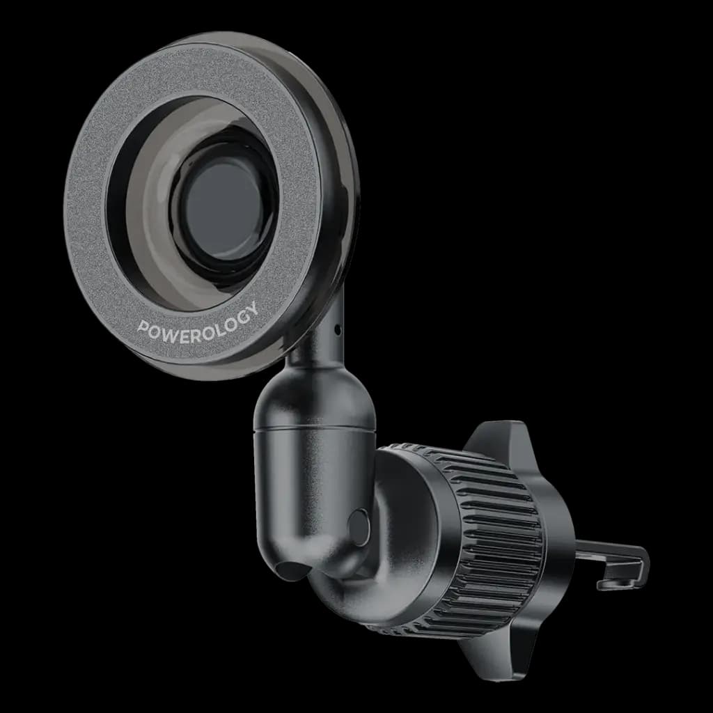پایه نگهدارنده گوشی داخل خودرو پاورولوژی مدل Powerology Logan 360 Rotation Head MagSafe Car Phone Holder