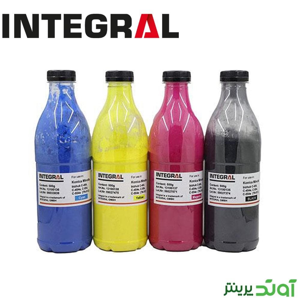 تونر شارژ کونیکا مینولتا اینتگرال 4 رنگ — تصویر ۳