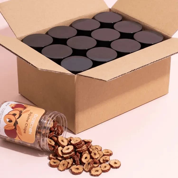 کارتن ۱۲ عددی چیپس عناب خرمایی ۱۷۰ گرمی داتچین — تصویر ۳