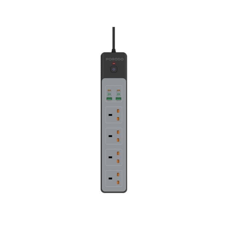 چندراهی پرودو با کابل سه متر Porodo 4 AC Power Socket with 3M Wire