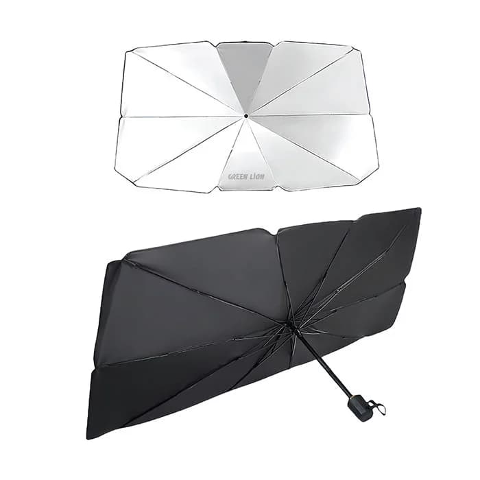 چتر آفتابگیر شیشه اتومبیل گرین لاین Green lion Car Windshield Sunshade Umbrella — تصویر ۶