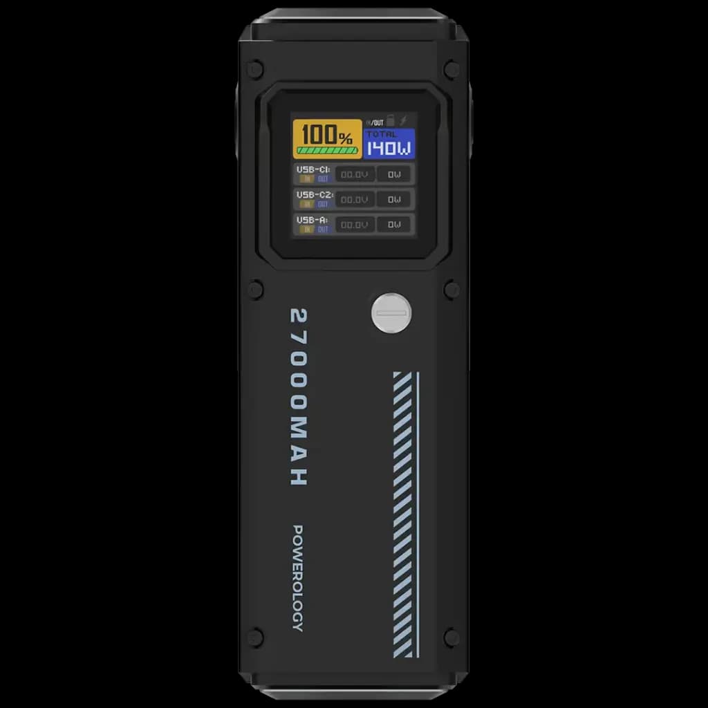 پاوربانک 27000 پاورولوژی مدل Powerology 27000mAh Smart Display Power Bank — تصویر ۲