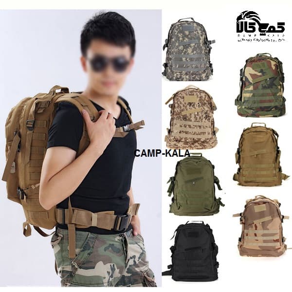 کوله پشتی تاکتیکال KHAKI — تصویر ۶