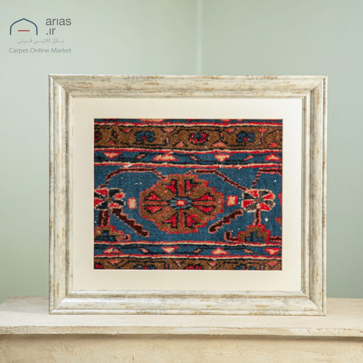 قابفرش دستبافت ویست 60 ساله کد A26362 — تصویر ۲
