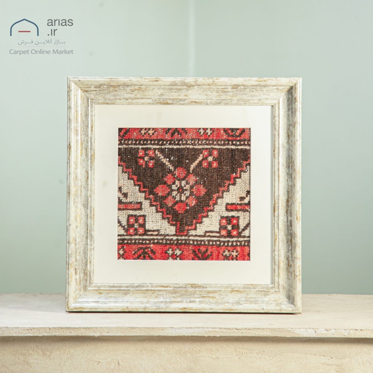 قابفرش دستبافت همدان 60 ساله کد A26361