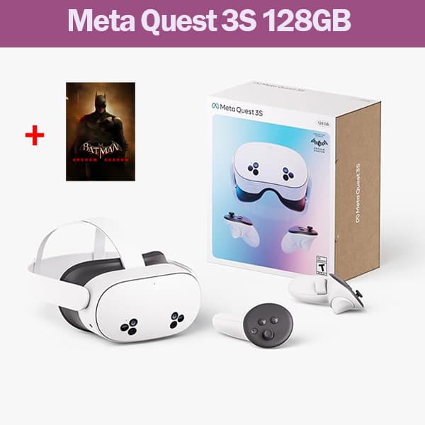 هدست واقعیت مجازی Meta Quest 3S 128GB به همراه بازی Batman: Arkham Shadow