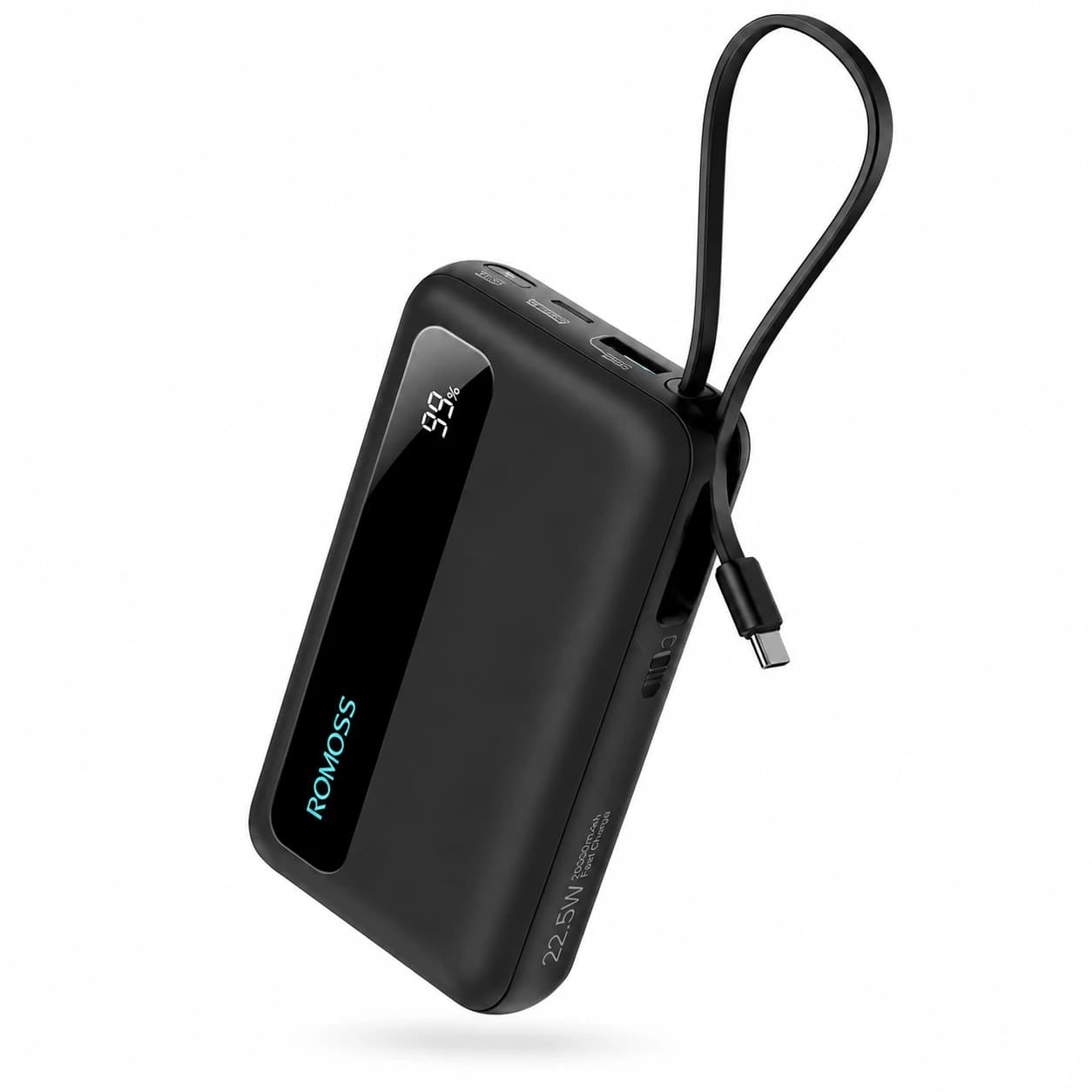 پاوربانک اصلی ROMOSS PPR20 ظرفیت 20000 میلیآمپر | شارژ سریع 22.5 وات — تصویر ۲
