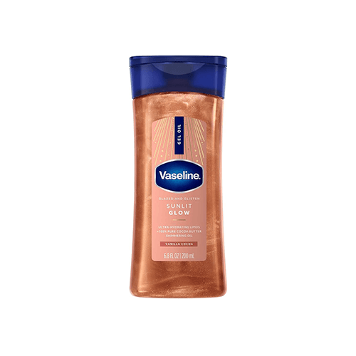 روغن بدن ژلی شاین دار Vanilla Glow وازلین Vaseline حجم 200 میل