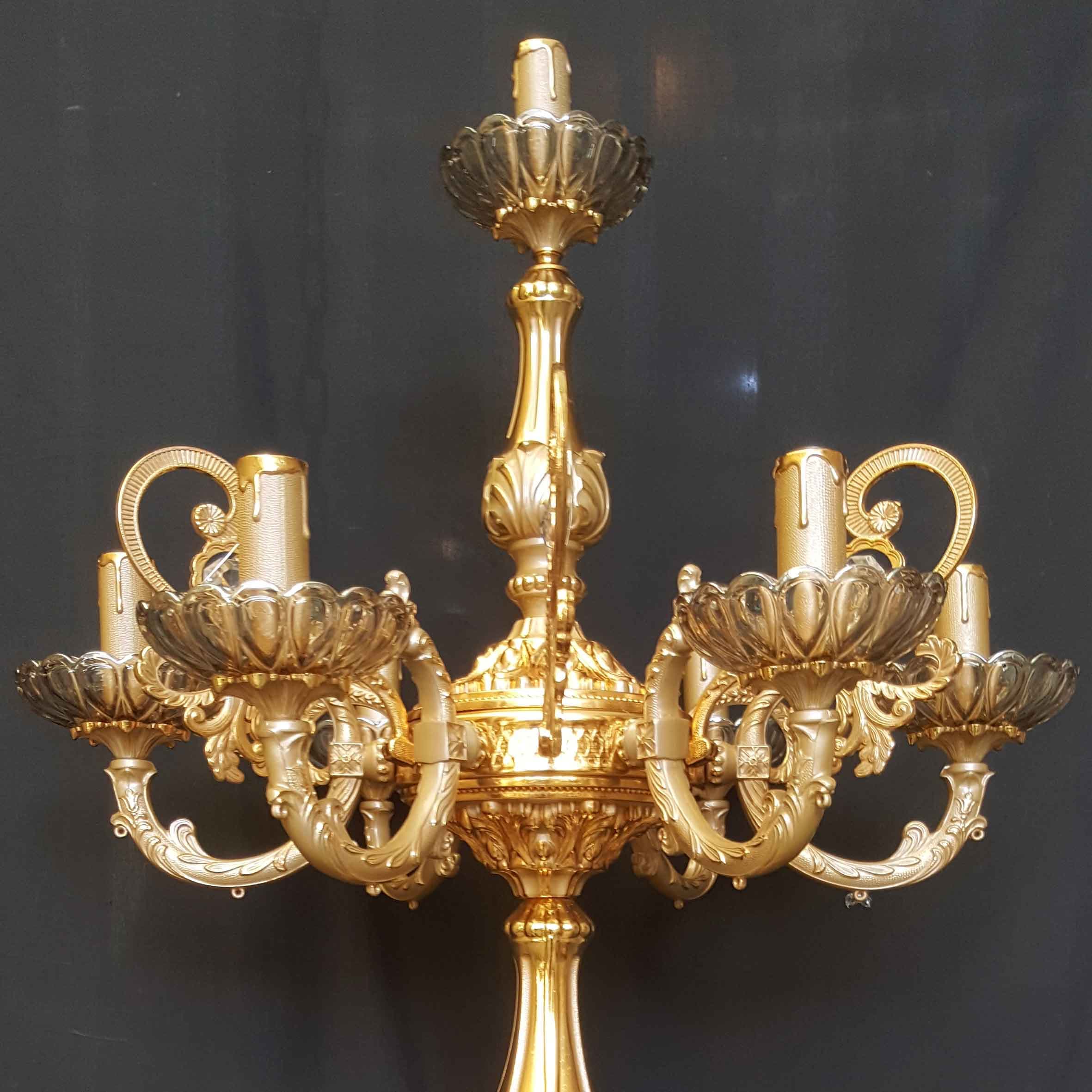 لوستر ایستاده کنارسالنی k1572-6 لوسترسازان — تصویر ۳