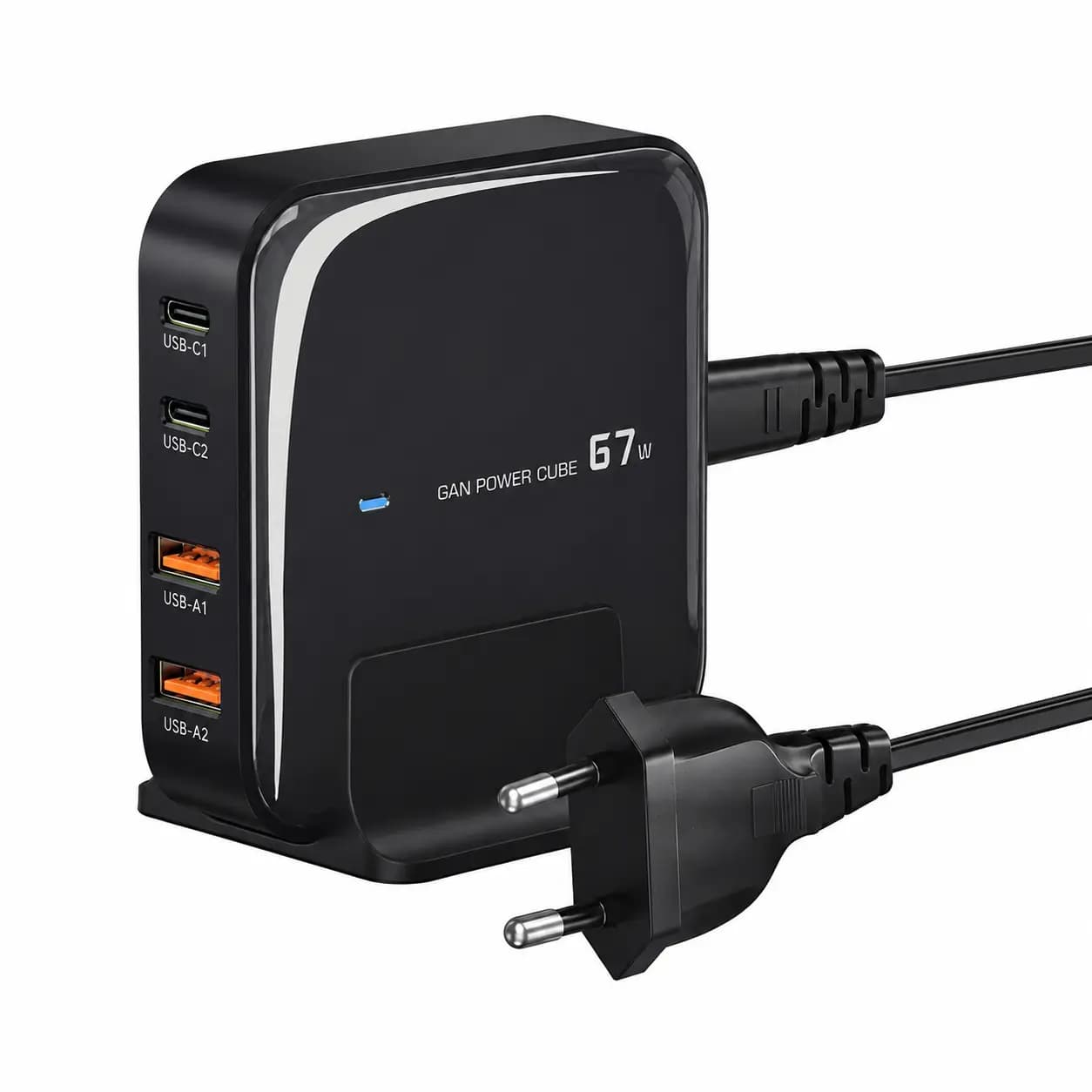 شارژر رومیزی 67 وات توکی Toocki مدل JY04 | چهار پورت USB-C و USB-A |