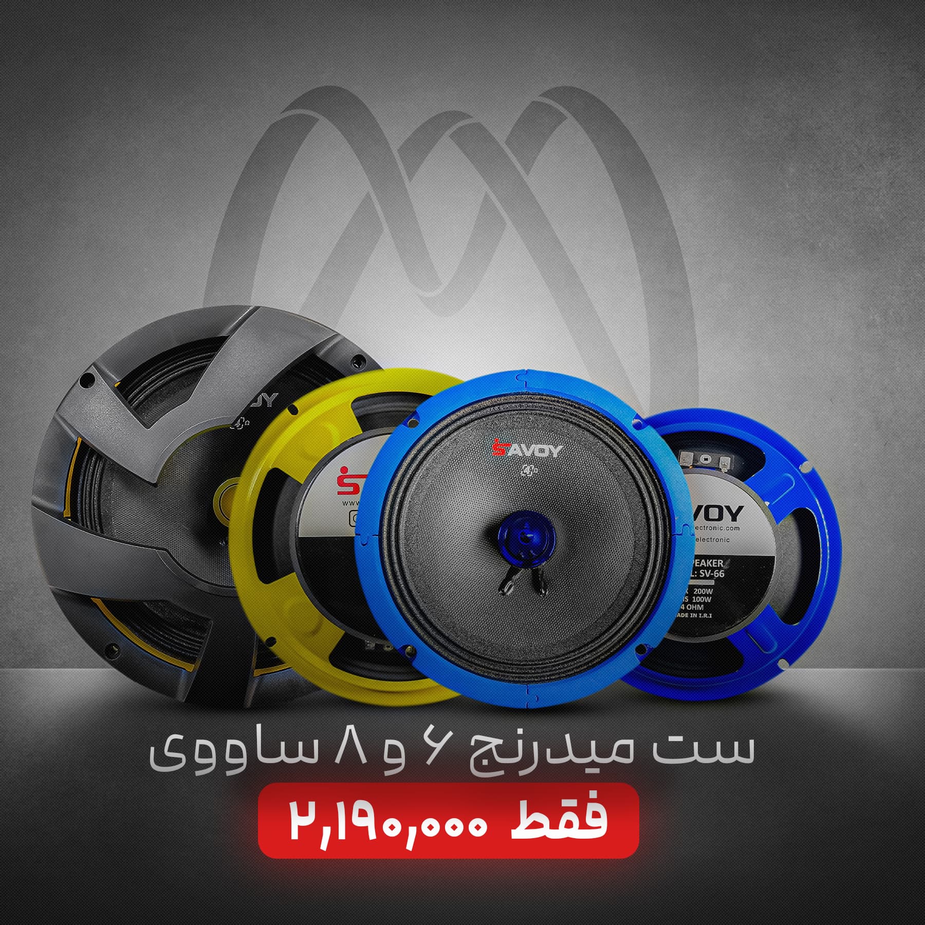 ست میدرنج 6 و 8 اینچی ساووی