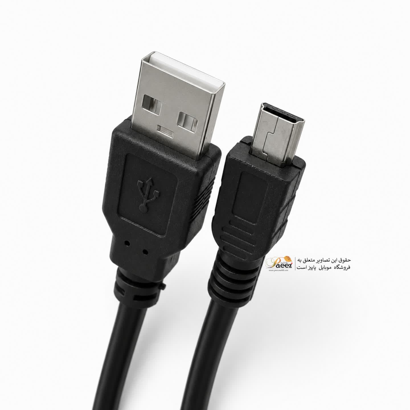 کابل USB به Mini USB شارژ و انتقال داده | مناسب دوربین، اسپیکر و دستگاه‌های دیجیتال