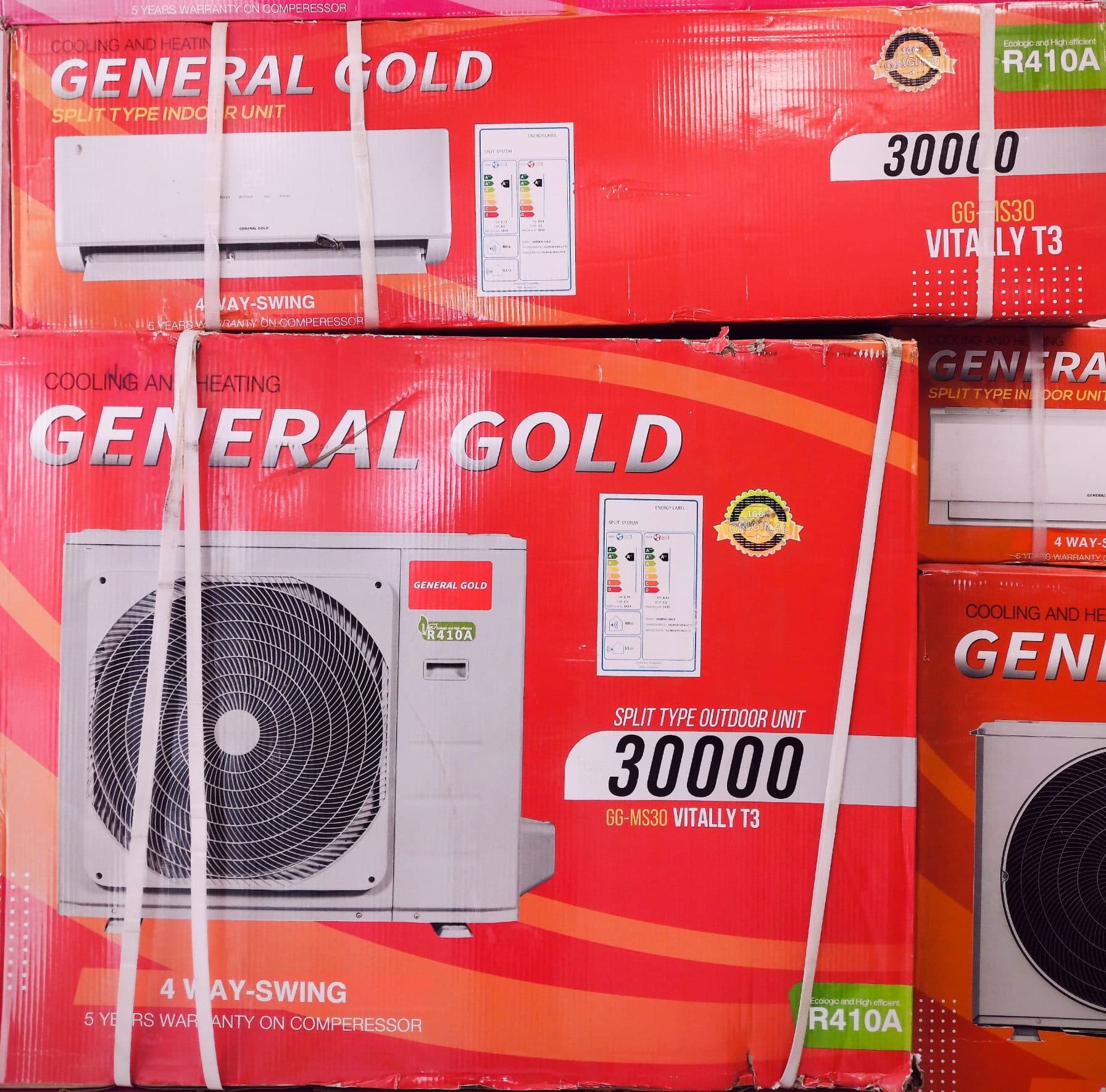 کولرگازی جنرال گلد 30000 مدل GG-MS30 VITALY T3