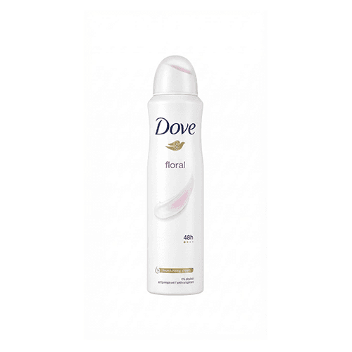 اسپری دئودورانت فرمولاسیون جدید همراه کرم مرطوب کننده مدل FLORAL داو 250 میلی لیتر — تصویر ۲