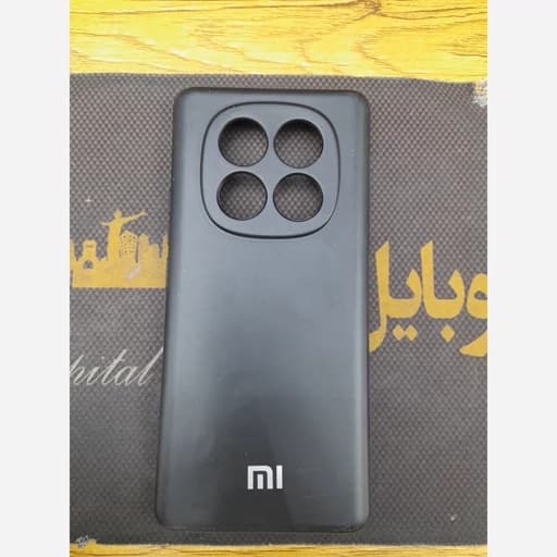 کاور سیلیکونی مناسب برای گوشی شیائومی Note 14 pro 4G رنگ مشکی