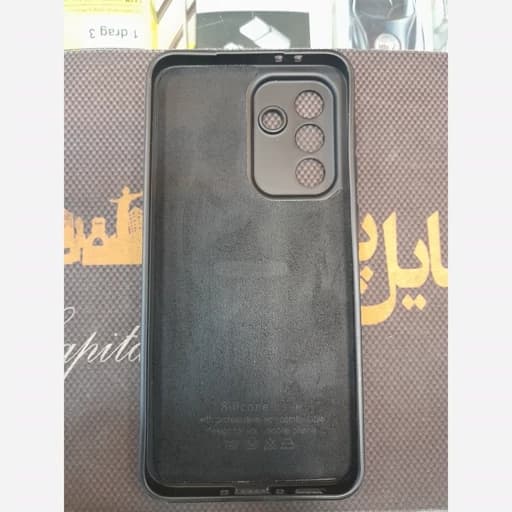کاور سیلیکونی سامسونگ A56 رنگ مشکی — تصویر ۵