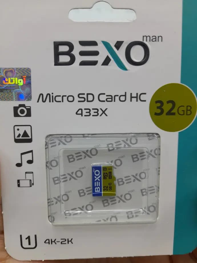 کارت حافظه 32 گیگ Bexo کلاس ۱۰ (C10 U1) سرعت 65 مگابایت بر ثانیه 433X — تصویر ۲